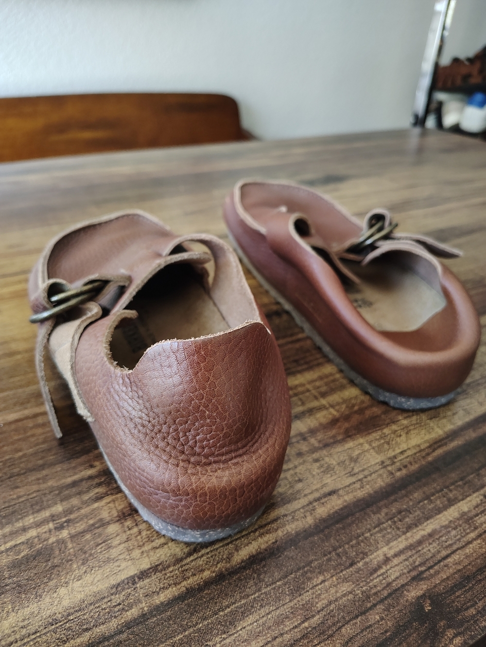 FILSON x BIRKENSTOCK London moccasin Brown leather EU 44 US 11 - Picture 2 of 8